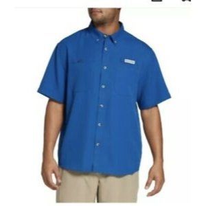 Field & Stream Men's Latitude II Short Sleeve Button Up Top Size M, Blue Outdoor